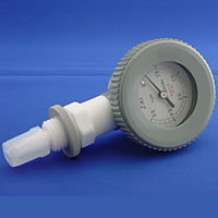 Fluorocarbon Resin Pressure Gauge